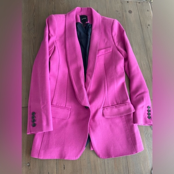 Smythe Long Shawl Blazer in Purple Violet Pink - Picture 8 of 10